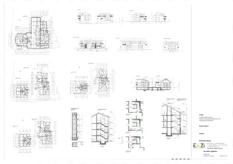 BV Primisweiler II Hause 1 & 2_Werkplan